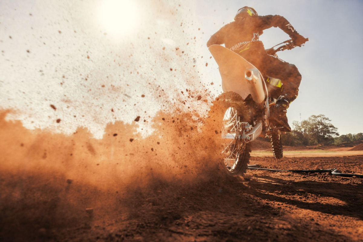 Le TF 250-X, la nouvelle motocross Triumph